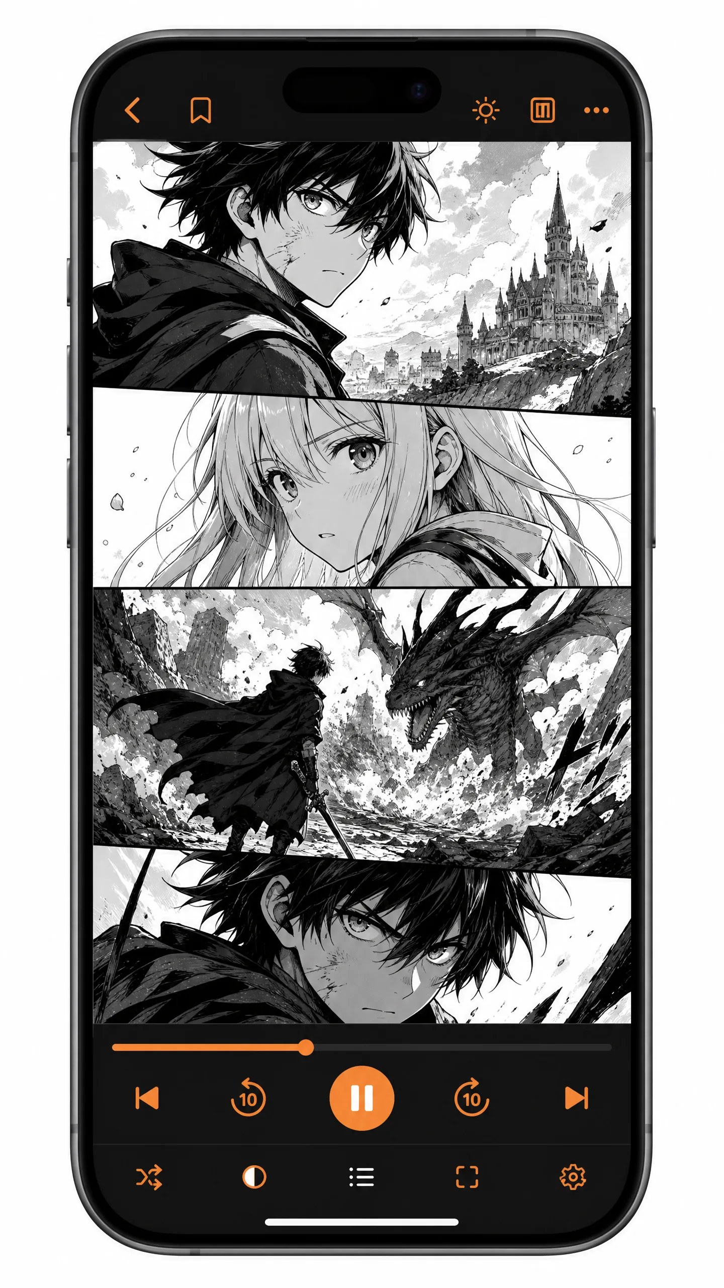 里番网站手机APP漫画阅读界面展示